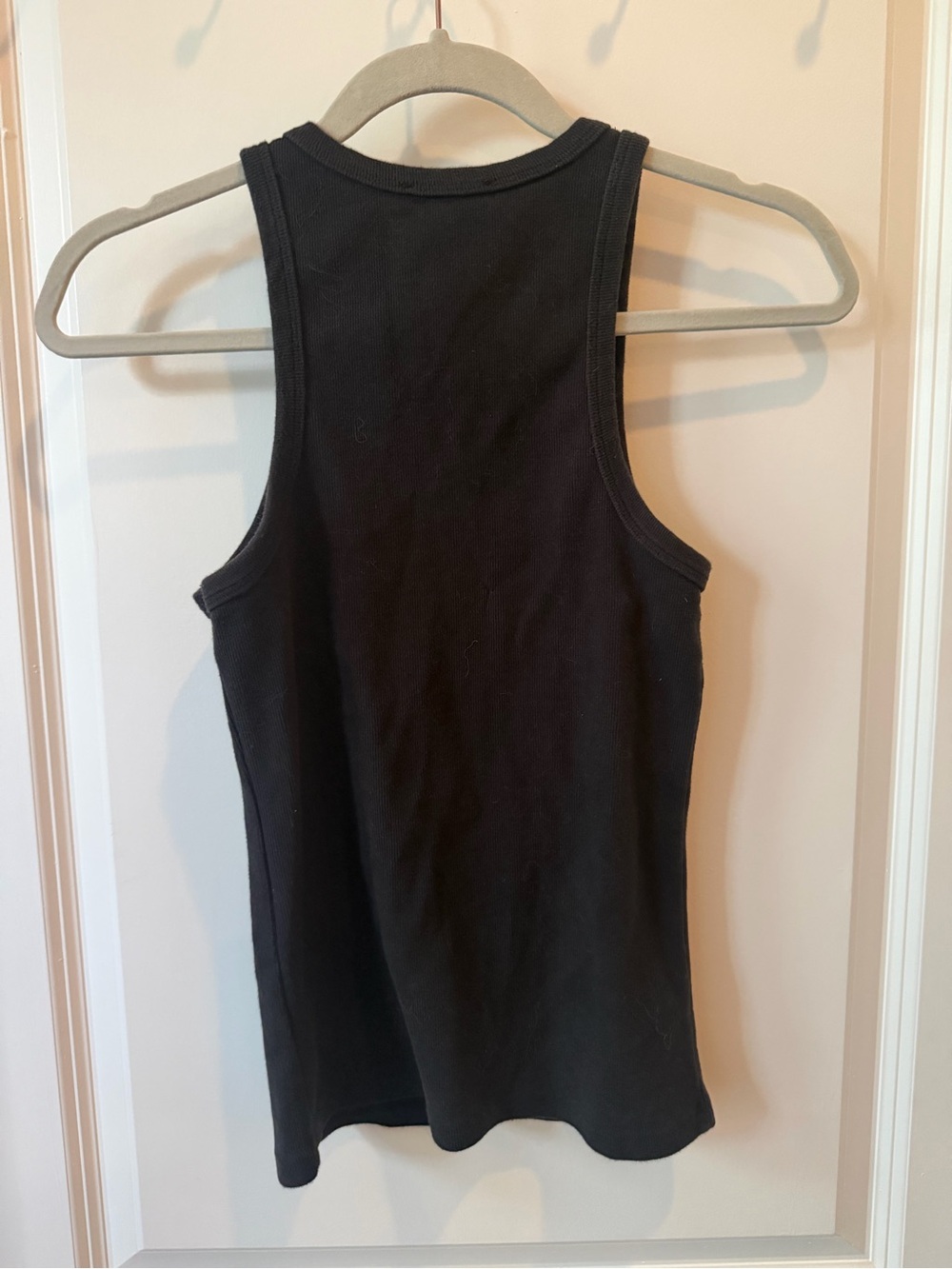 Agolde Black Ribbed High-Neck Tank - Picture 3 of 3